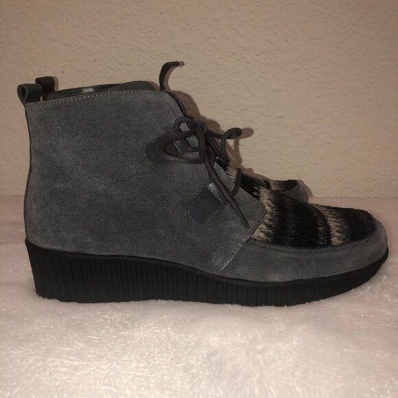 Aerosoles  Umpire Grey Combo Booties - Picture 3 of 8